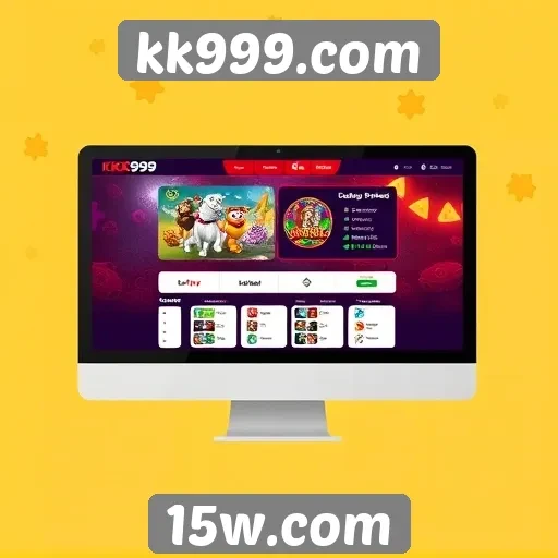 Interface do usuário em kk999.com é amigável